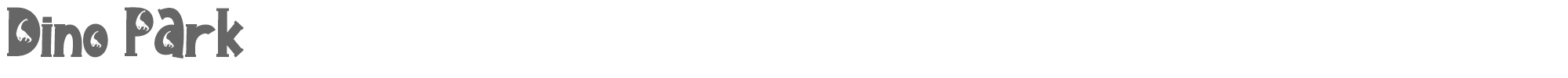 Dino Park Dino Park ttf.ttf font preview